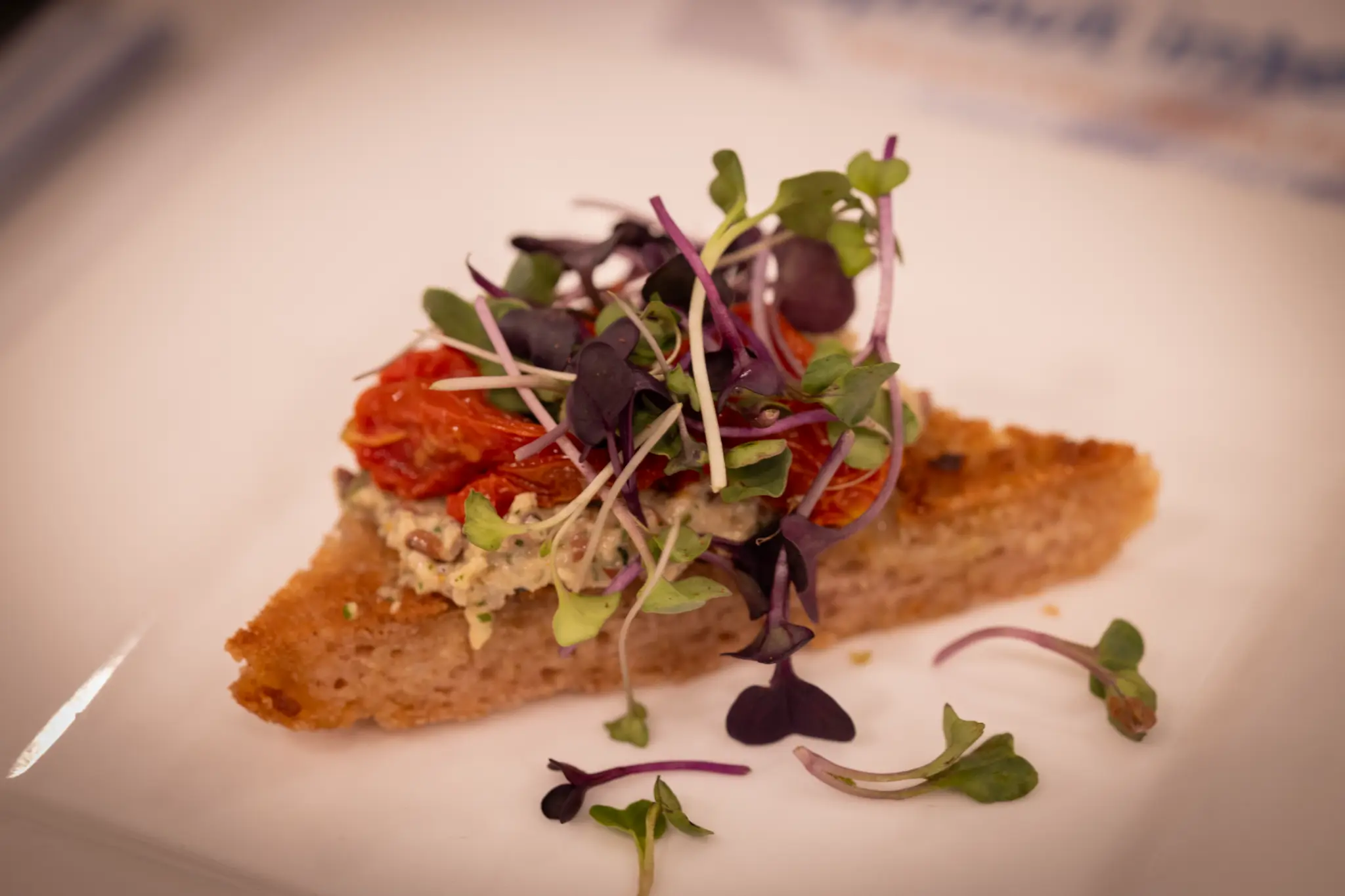 Gourmet food presentation